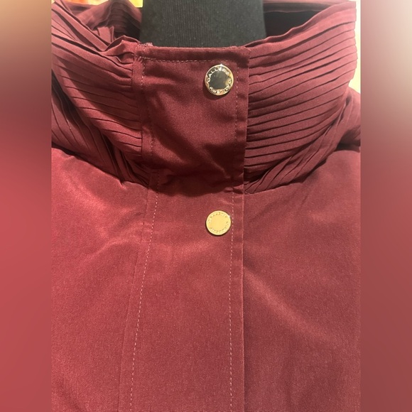 GALLERY Burgundy Hooded Coat/Jacket NWOT Size XL - Picture 4 of 12